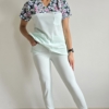 Bluza medyczna damska wstawka PANDY kolor PISTACJA BASIC EFIMED