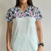 Bluza medyczna damska wstawka PANDY kolor PISTACJA BASIC EFIMED