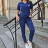 Bluza medyczna damska NAVY BLUE BASIC EFIMED