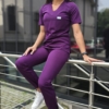 Bluza medyczna damska PURPLE VIOLET BASIC EFIMED