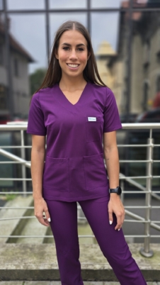 Bluza medyczna damska PURPLE VIOLET BASIC EFIMED
