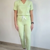 Bluza medyczna damska taliowana z wszytym rękawem kolor LIGHT GREEN PRO EFIMED