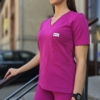 Bluza medyczna damska HOT PINK BASIC EFIMED